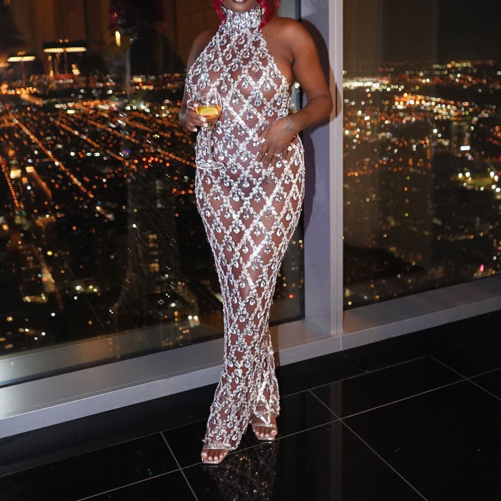 Beautiful luxurious formal gown